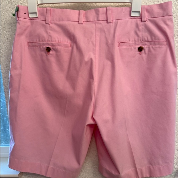 Brooks Brothers Light Pink Flat Front Men's Shorts. Preppy, Cottage Core &Travel - Picture 11 of 16